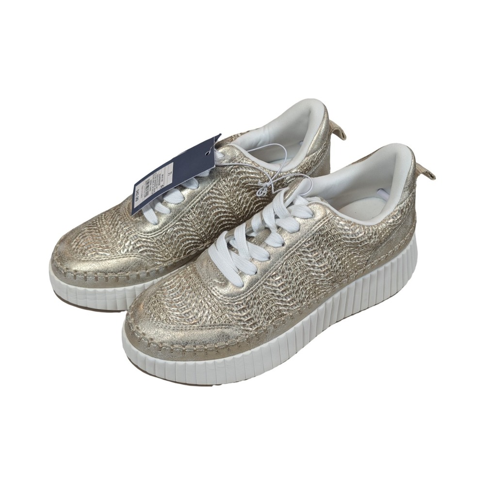 ⭐B3 Universal Thread Shoes With Memory Foam -‎ Gold - Size 7.5 Womens Standard